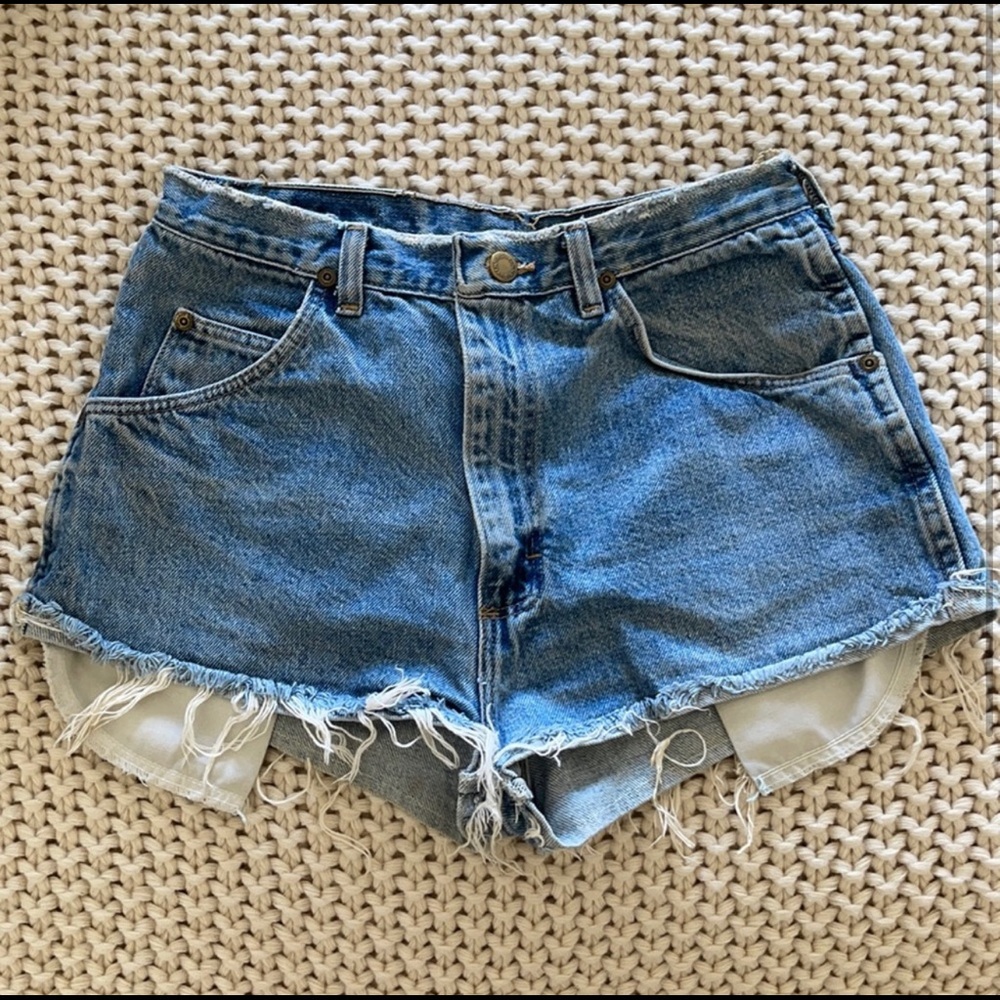 Reworked Wrangler Shorts